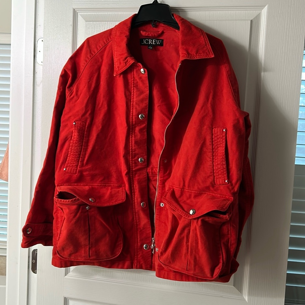 NWOT J Crew Brushed Chino Barn Jacket in size L